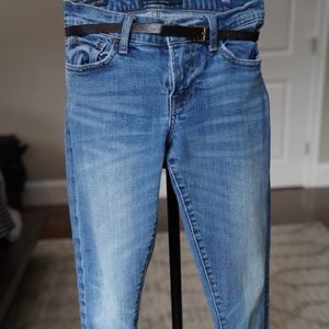 Lucky Brand 7/8 length jeans dark wash blue